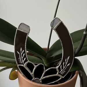 Stained Glass Horseshoe Decor